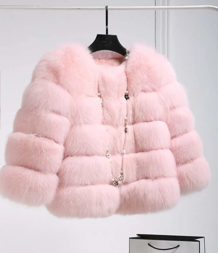 Fur Jackets Light Colors