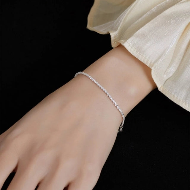 925-S Silver Gypsophila Sparkling Bracelet